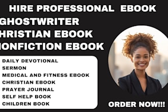 write ebook medical and fitness book business book self help ebook ghostwriter