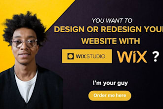 wix website design and redesign, wix ecommerce, and wix studio