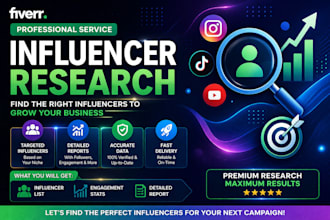 find instagram, tiktok and youtube influencers for influencer marketing