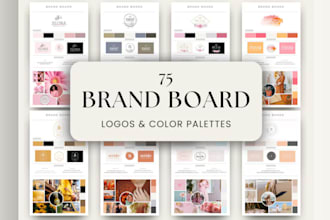 design a unique feminine brand identity for women led businesses
