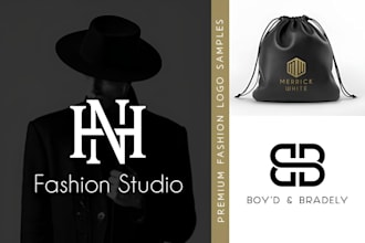 do luxury fashion brand logo, clothing line, apparel tag