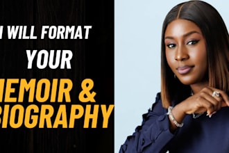 proofread and edit memoir, beta read your biography