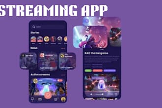 develop a live streaming app streaming website video streaming app