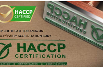 provide haccp certificate for your amazon business