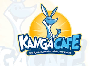design necessary board game cafe logo