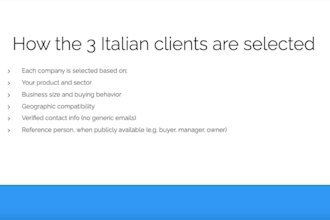 help your business sell in italy without wasting  money