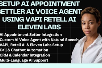 setup ai appointment settler ai voice agent using vapi retell ai eleven labs