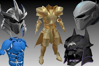 sculpt 3d mask 3d helmet cosplay model japanese mask oni mask for 3d printing