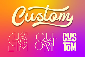 do logo font typography wordmark letter mark for your business
