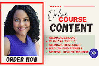 create mental health course, healthcare, clinical skills online course creation