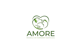 design pet, animal, dog, cat and veterinary clinic logo
