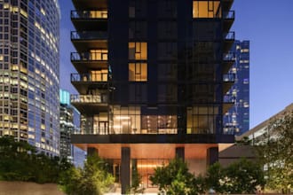 optimize any commercial space,3d highrise apartment building render of any story