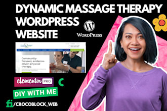 build healthcare website massage website with booking system urologist website
