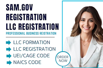 do llc registration, sam gov, nonprofit registration, cage code, naics code, ein