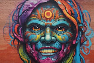 design canvas and printable wall art in graffiti, pop