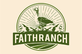 design improvement cattle ranch wildlife logo