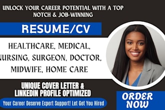 create ats resumes for medical nursing dentistry doctor and mental health