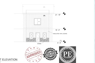 usa states stamp architectural structural mep and hvac drawings