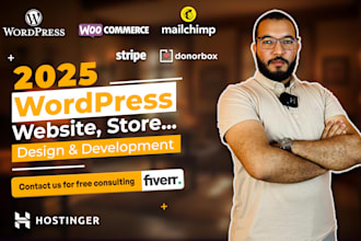 design clean and responsive wordpress website