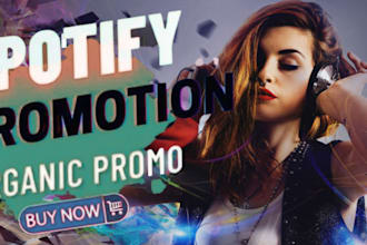 spotify monthly listeners, spotify promotion, album promotion, organic listeners