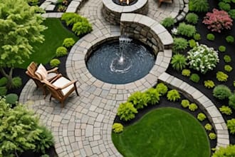 design front yard, backyard, home garden as landscape architect, and pe stamp