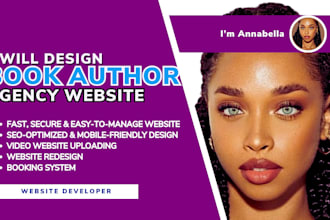 design book author agency website, book agent website, book writer website