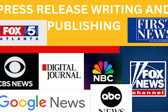 press release writing, public press release and press release distribution