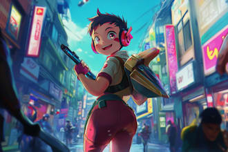 create concept art superhero cartoon character design for comics