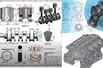 create 3d cad models, technical drawings, and mechanical 2d cad designs