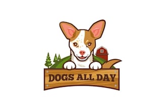 design glamorous consulting doggy daycare logo