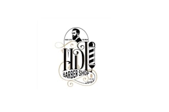 design professional barbershop logo for you