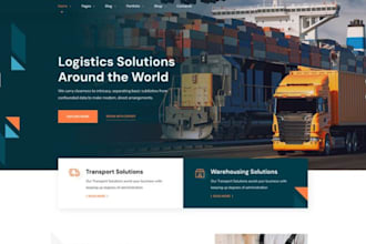 logistic website trucking website cargo website trucking websit logistic website