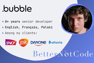 perform a detailed UI UX analysis of your bubble application