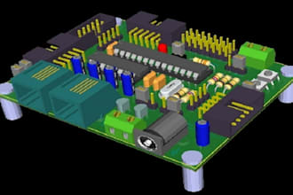 create electric circuit, electronic project, metal enclosure, schematic design