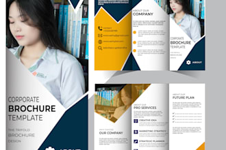 design a professional business brochure or company profile