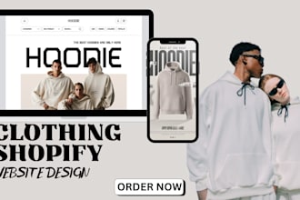 create shopify clothing website,clothing brand website
