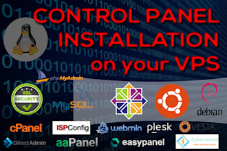 install and configure control panel on your vps