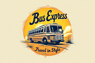 design high quality bus express logo with unique concepts