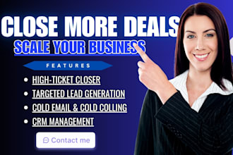 be your dynamic sales closer virtual salesperson for high ticket sales b2b sales