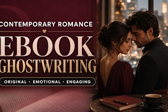 ghostwrite a captivating contemporary romance ebook or novel