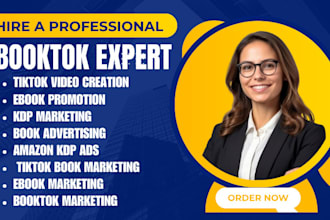 do viral booktok tiktok promotion ebook promotion book advertising kdp marketing
