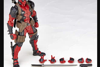 3d action figure model with movable joints, action figure set for 3d printing