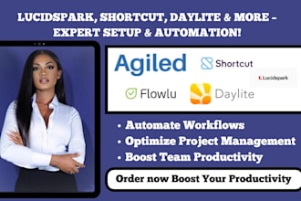 setup and customization for lucidspark, shortcut, daylite, flowlu and agiled