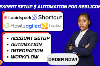 setup and customization for lucidspark, shortcut, daylite, flowlu and agiled