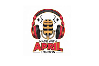 create a podcast logo design based on your prompts and interests