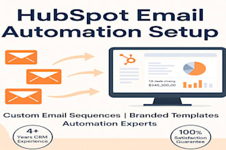 configure email sequence and template in hubspot CRM