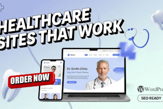 build healthcare medical website, dental website, aba therapy wordpress website