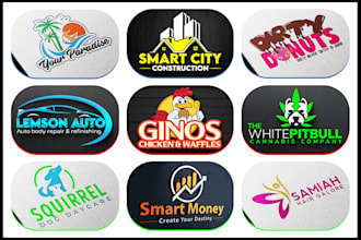 do creative professional and unique business logo design