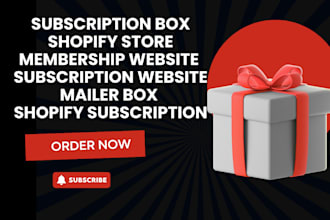 design subscription box shopify store shopify subscription membership store