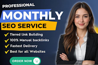 provide monthly off page white hat dofollow SEO backlinks service
